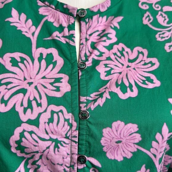 Xenia Xirena Aurie Cotton Puff-Sleeve Mini Dress S - Picture 4 of 10